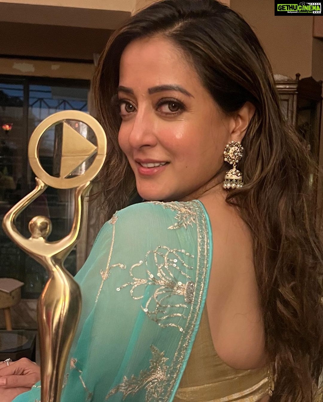Raima Sen Instagram - Thank you @tv9_bangla for the editors choice award ❤️