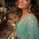 Raima Sen Instagram - Thank you @tv9_bangla for the editors choice award ❤️