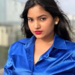 Rajeshwari Kharat Instagram - The butterfly counts not months but moments, and has time enough ✨ #outfit #ootd #blue #love #rajeshwarikharat