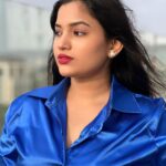 Rajeshwari Kharat Instagram - The butterfly counts not months but moments, and has time enough ✨ #outfit #ootd #blue #love #rajeshwarikharat