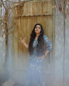 Rajisha Vijayan Instagram - Custom in rustic 🍂🪻 Photography: @merin__georg Styling: @styledbysmiji Outfit & Accessory: @house_of_vandy @reetu.george MUAH: @neethu_makeupartist Assisted by : @siraj_saleem_