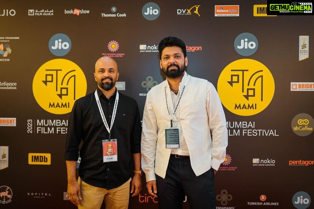 Rakshit Shetty Instagram - A story so raw and so real! ‘Mithya’ saw its world premiere at @mumbaifilmfestival earning the love and recognition it so rightfully deserves! Congratulations Sumanth and team on creating this cinematic gem so full of heart 🤗♥️ #MITHYA @paramvah_studios