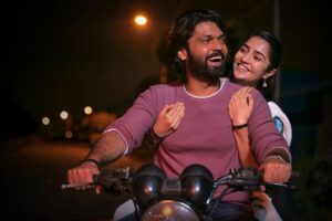 Rakshit Shetty Instagram - A happy wrap to the first half of #SSE. Hoping more - of the same, in the next half 😊

PC: @nithinaa_kb

@hemanthrao11 @rukmini_vasanth @charanraj27185 @paramvah_studios