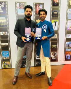 Rakshit Shetty Instagram - A moment of grace and gratitude! Nothing but thankful 🤗

#69thNationalFilmAwards #777Charlie