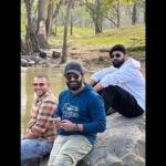 Rakshit Shetty Instagram – The mystery in the unexplored wilderness, the serenity in the flowing water, the sound of a child’s laughter, the company of my special people. Ah the many small delights of life 😊♥️