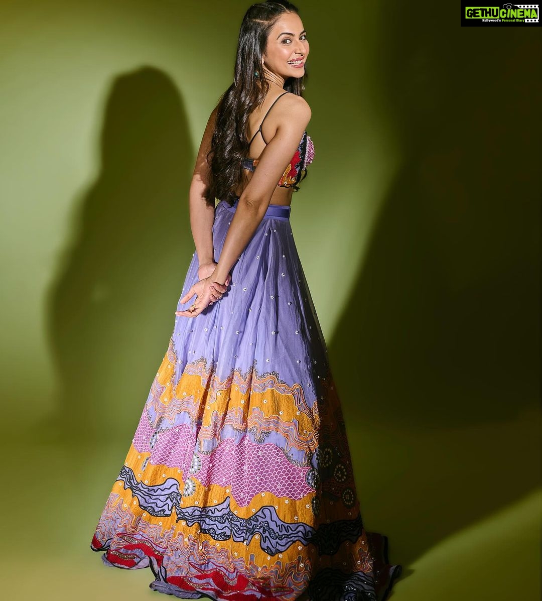 Rakul Preet Singh Instagram - May this Diwali be as colorful as my outfit for all of you 💛💛