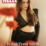 Rakul Preet Singh Instagram - #HELLODigitalCover: Behind an effortless on-screen persona resides a powerhouse of discipline and dedication—one whose journey is a testament to the fact that dreams certainly do come true. HELLO! celebrates a decade of @rakulpreet in the spotlight with the November Digital Cover! Rakul looks like a dream in this hand-embroidered ensemble by Ritika Mirchandani (@ritikamirchandani). The delicate cutdanas, geometric motifs and intricate cutwork add a touch of elegance, while the structured garment is complete with a fitted blouse and a daring slit in the skirt. She wears it with a necklace from Joolry by Karishma (@karishma.joolry) along with rings from Simsum Fine Jewelry (@simsumfinejewelry) and Joolry by Karishma (@karishma.joolry). At the link in the bio, read our no-holds-barred chat with the star where she recounts her decade old journey in the industry. Interview: Ananya Shankar @ananyaashankar Photos: Ajay Kadam @kadamajay Creative Direction: Avantikka Kilachand @avantikkak Styling: Anushree Sardesai @anushree_sardesai Assisted by: Ila Parakh @ilaaparakh Make-Up: Salim Sayed @im__sal Hair: Aliya Shaik @aliyashaik28 Wardrobe Courtesy: Ritika Mirchandani @ritikamirchandani Decor Courtesy: Interflora India @interfloraindia