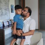 Rambha Instagram - My Brother's visit 🤗Vasu Maama's visit .#brothers #relation #familytime #familyphotography #visits#brothers #brothersisterlove#uncle #nephew #neice