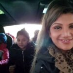 Rambha Instagram – Going to the zoo 🤗 laanya has never ending questions 😊#zoo #canada #celebrity #enjoying #kids#instagramkids #sunnyday #warm#family