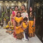 Rambha Instagram - Sneha ❤️ traditionally organized pooja 🙏we had lovely time dear.godbless🤗