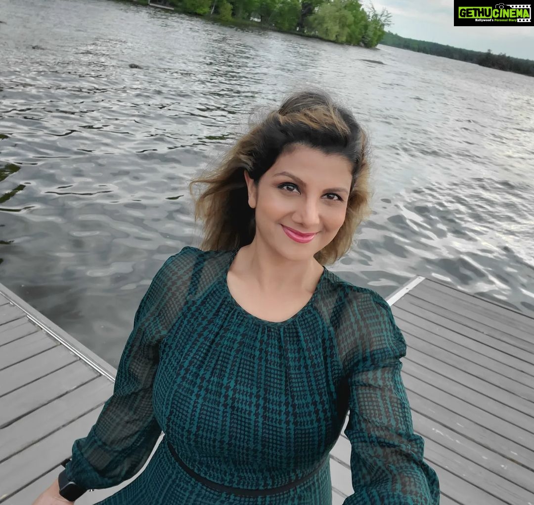Rambha Instagram - Selfee with nature ❤️#nature #sky #celebrity #monsoons #clouds #sky #love #fashion#photography #selfie