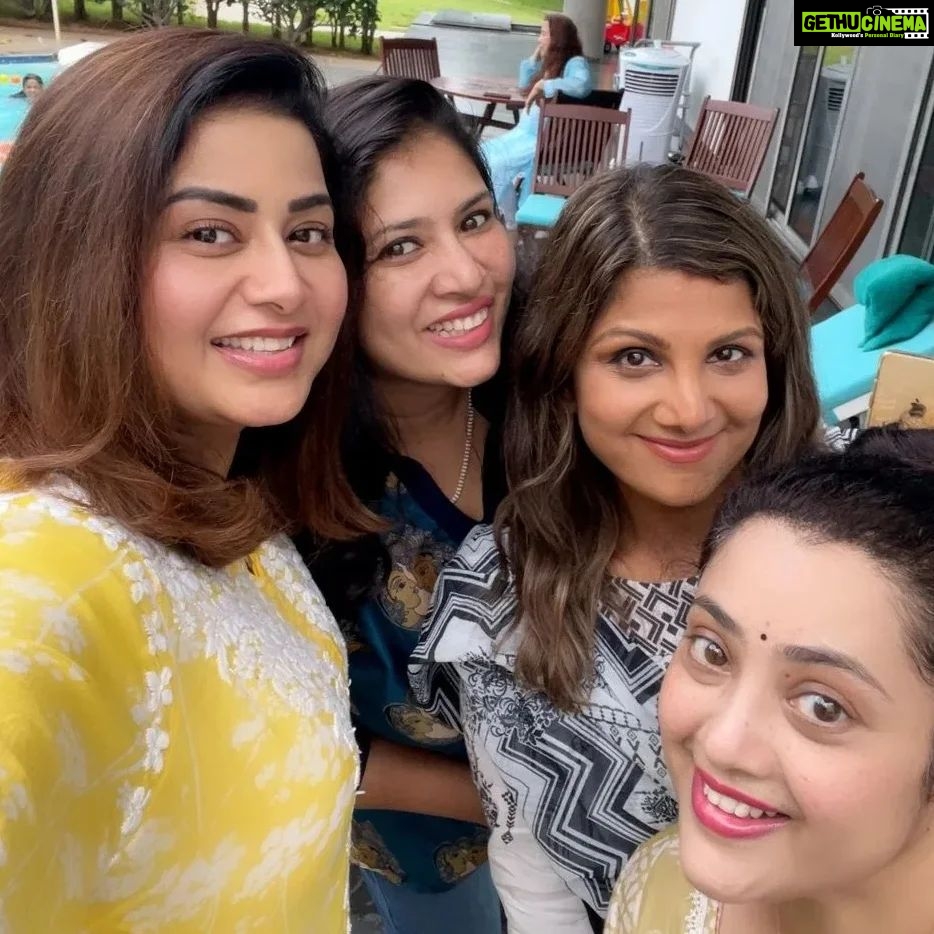 Rambha Instagram - With friends ❤#celebration #friendship