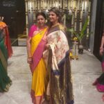 Rambha Instagram - Sneha ❤️ traditionally organized pooja 🙏we had lovely time dear.godbless🤗