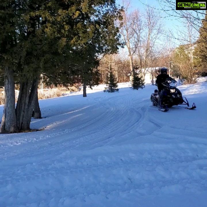 Rambha Instagram - SNOW LOOLYS #snow #snowboarding #snowboarding #snowman#snowshoeing #snow lollipop #snowmobile #snowymorning #snowmobile #snowfall #snowboard