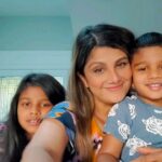 Rambha Instagram – When you have nothing to do #homemakers#housewife #women #celebrity #mothers #energy #reels#kids #naughtiness