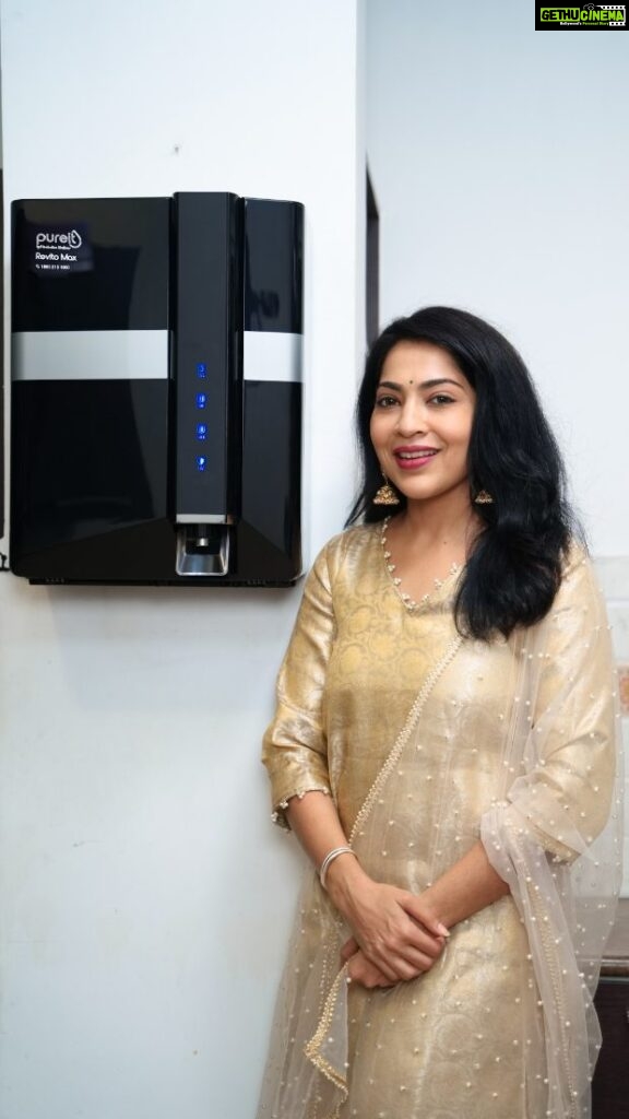 Ramya Subramanian Instagram - Good health is life's greatest blessing. I believe in taking care of my body so that my mind can remain strong and clear because everything is connected. The water you drink is one of the factors that determine good health. That's why I trust Pureit Revito, which uses best-in-class filtration technology to provide safe water. Check out Pureit Revito now! Use code PUREITREVITO23 on pureitwater.com to get a special discount. #pureit #pureitrevito #bestinclassfiltrationtechnology #waterpurifier #waterpurifiers #ad