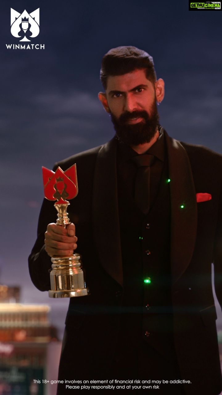 Rana Daggubati Instagram - Join me in the game of champions as I dive headfirst into the ultimate adrenaline rush with @winmatch.sports 🏆 India's #1 online sports gaming website! 🔥 Buckle up your seatbelts and start this adventure today with 100% welcome bonus and superfast withdrawals💥 Win big, and conquer the world of online sports gaming with us! 🎮💰 www.winmatchsports.com @winmatch.sports #WinMatchSports #GameOn #SportsAdventure #PlayToWin #GamersParadise #ICC #CWC23 #gaming #gamer #cricket #onlinegames #poker #rummy #win #fantasycricket #fantasy #India #ICCWC #bollywood #tollywood #cashback #losingbonus #sports #money #indvspak #WinningStreak #PlayForThrills #gamethrills