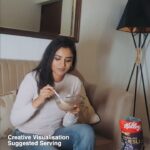 Ranjani Raghavan Instagram - When it comes to taste, nothing beats Kellogg’s Chocolate Muesli! It’s my go-to breakfast for a chocolaty, crunchy delight. Each bite feels like ‘mmm’ – pure happiness in a bowl! Enjoy your meals with @kelloggsindia because it’s not just a muesli, it’s a mmmuesli. #ad #Kelloggs #ChocolateMuesli #tasty #yummy #collab Location Courtesy - @casagrand_hazen