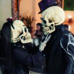 Ranjini Haridas Instagram - Love is in the air 🖤❤️🤍 @amarasmummy @sharathpulimood @abhibasskoffee #diadelosmuertos #itsallaboutlove #dayofthedead #dubaidiaries