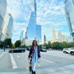 Ranjini Haridas Instagram - One World Trade Centre,Downtown Manhattan formerly knows as the Freedom Tower is the tallest building in New York as well as the western hemisphere. Just another touristy day for me !!!😬 #traveldiaries #newyork #manhattan #freedomtower #oneworldtradecenter #ranjiniharidas One World Trade Center