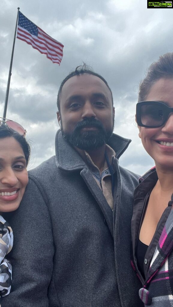 Ranjini Haridas Instagram - Been in NYC a few times but this is the first time I actually managed to swing by Liberty island and visit the Statue of Liberty. Joel was hell bent on making sure I ticked basic New York sight seeing thingies off my list and honestly went way out of his way to make sure I did it too .. PS : Joel,Reena and I were in high school together so yup it is a friendship that has closed in on almost three decades and yes they are married and I’m the third wheel as always in all of my friend’s marriages .😂😂😂 @rhinoqt79 #newyork #libertyisland🗽 #statueofliberty #highschoolbesties #traveldiaries #ranjiniharidas #dayout #beingtouristy #nyc #foreverfriends #myconstants Statue Of Liberty,Liberty Island,NYC