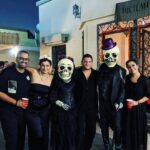 Ranjini Haridas Instagram - Love is in the air 🖤❤️🤍 @amarasmummy @sharathpulimood @abhibasskoffee #diadelosmuertos #itsallaboutlove #dayofthedead #dubaidiaries