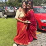 Ranjini Jose Instagram - Sisterhood of the Saree for the Season 😂 #anotherbrotherhitched #weddings #sareesaga #notabithot #imadoneforawhile @ranjini_h