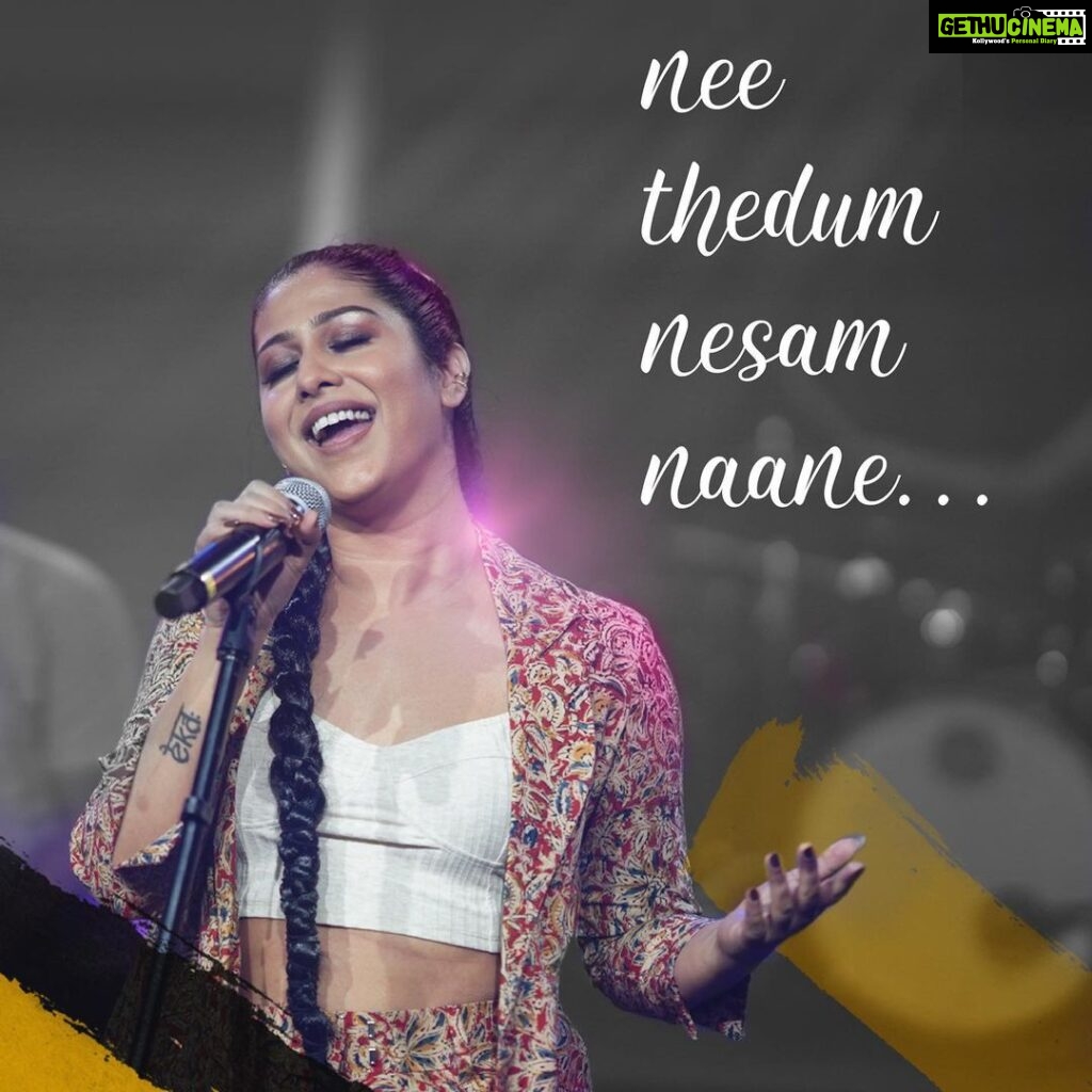 Ranjini Jose Instagram - “Nee Thedum Nesam Naane” is a journey that started in April earlier this year and it’s been a wait since then… which ends in a few days 🤎 Am super happy to announce the video is dropping soon, in just a few days. On my official YouTube channel Having said that let me also add in that this is the first Tamil song I’ve penned and amazingly produced by my dearest people starting from @charlesnazereth to all my band members Thanks to all who supported when the audio came out. For those who haven’t, do listen to the track available on all major audio streaming platforms