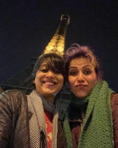Ranjini Jose Instagram - Gonna be closin in on a year on this memory ❤️

@ranjini_h 

#thetrip #ranj #paris #eiffel #2022 #oneyearago #friendslikefamily