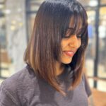 Ranjini Jose Instagram - Our talented creative stylist, Pramod Sharma @hairstylist_pramod executed the hair botox treatment flawlessly for the beautiful Ranjini Jose @ranjinijose #bariksluxesalon #hairtransformation #luxurysalon Bariks Luxe Salon