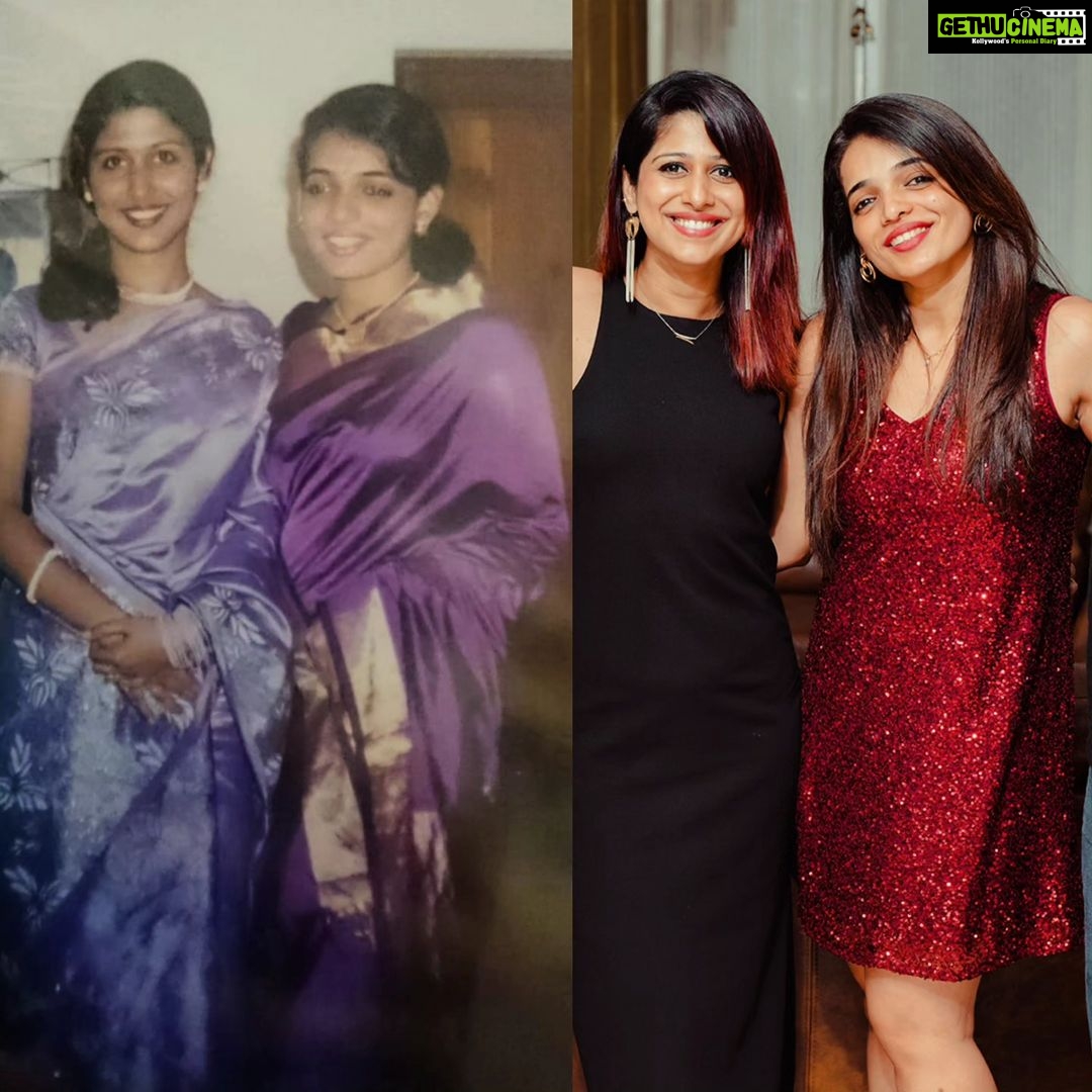 Ranjini Jose - 3.5K Likes - 21 years and many hairstyles later, here we are, a little cooler or hotter , just as clueless 🤣 , and yet so excited about every moment in life.
📸 Photography then and now by @nikhilprem.in