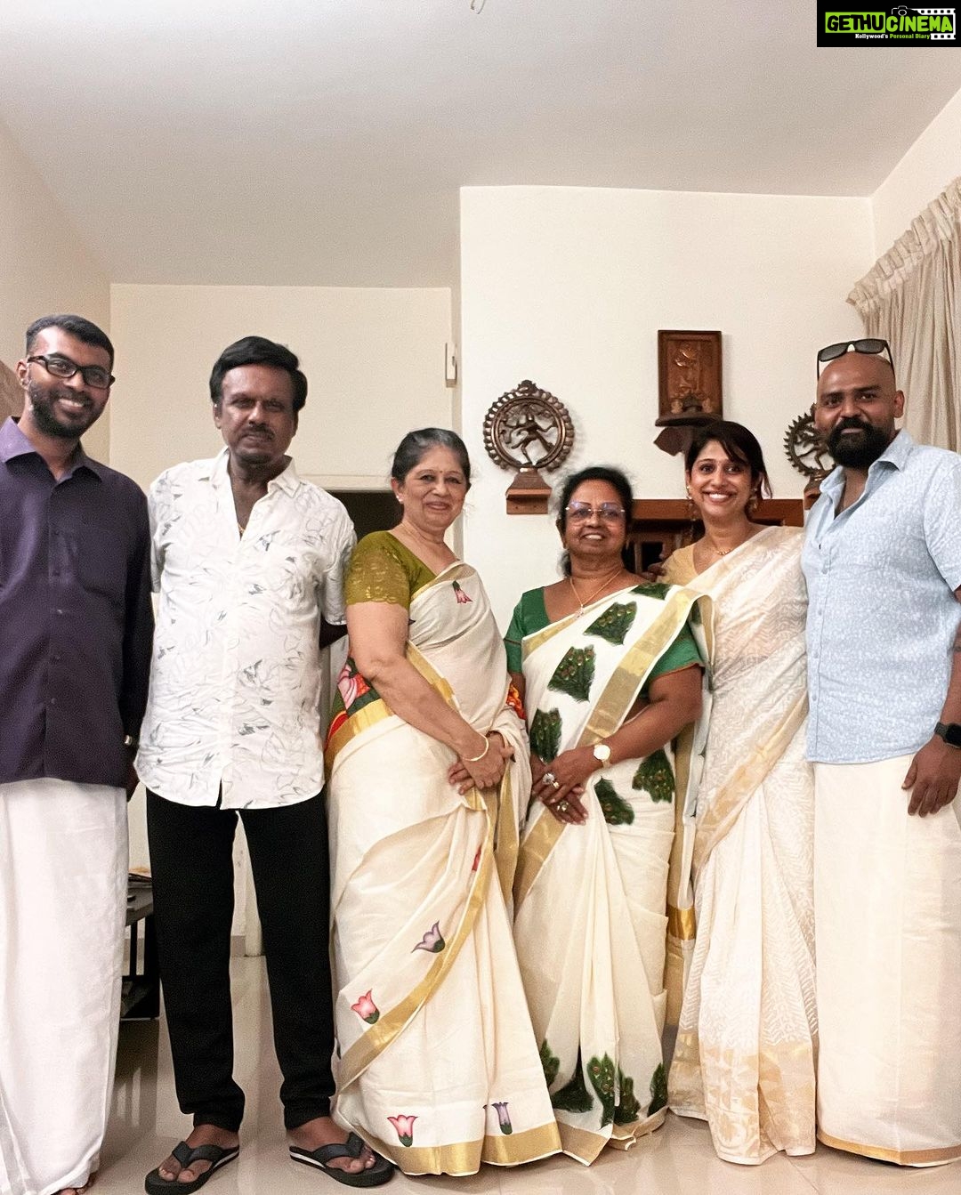 Ranjini Jose - 5.6K Likes - And I reached home just in time to be with my loved ones this Onam
Couldn’t ask for anything more ❤️
Hope you all had a lovely Onam with your peeps
Wishing you all loads of happiness and prosperity 🌸
Happy Onam ❤️