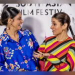 Rasika Dugal Instagram - So much to talk about... and laugh about with @richamoorjani @samratsee @aparshakti_khurana... chatting and comparing notes on our journeys. So happy to see the mainstream work that South Asian actors are now doing. It felt like a personal victory to see @richamoorjani surrounded by an enthusiastic gang of #NeverHaveIEver fans! ❤️ Someone cast all of us together! Thank you @csaffestival for bringing us together for the ' East meets West' panel.