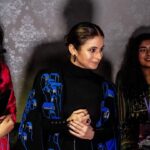 Rasika Dugal Instagram - So inspiring to be in a room buzzing with cinema lovers ❤️. Each one charting their own journey with films... #OpeningNight @csaffestival. Delighted that #LordCurzonKiHaveli will be the #closingnight film. Thank you @csaffestival for honouring and regarding my work with the #SAFA award 🙏. Alongside the lovely @aparshakti_khurana. 📷@chicityhero HMU @makeupby.karishma