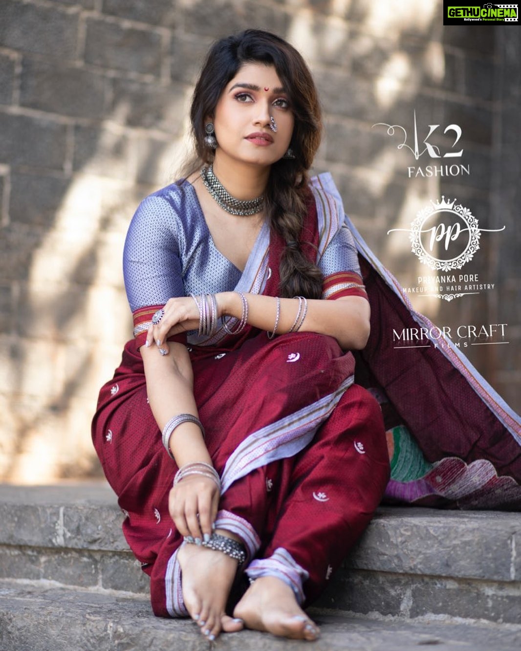 Rasika Sunil Instagram - ❤️❤️ Concept and manage by @ketaki_ashish Outfit by @k2fashioncloset MUA @priyankapore_makeupartist Jewellery @candies_collection Photoshoot @mirrorcraftfilms #Rasikasunil #rasikasunilfc #love #gratitude #reelitfeelit #happiness #reelsofinstagram #reelkarofeelkaro #fun #goforit #awesome #photoshoot