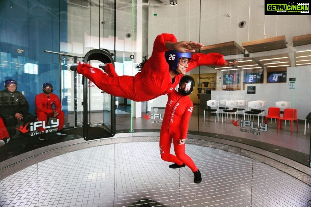 Rasika Sunil Instagram - So this happened!! Did some indoor skydiving at @iflywhitby #Rasikasunil #rasikasunilfc #love #gratitude #happines #fun #goforit #awesome #indoorskydiving #whitby #canada #experience #ifly #iflywhitby