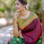 Rasika Sunil Instagram - ❤️❤️❤️❤️ When Khun meets Pichwai… Introducing Hand made Pichwai work on khan saree Booking started DM or whts app on 7021620008 Saree by - @k2fashioncloset Photography - @yogendra_chavhan Make-up - @madhurikhese_makeupartist Hair - @komalpashankar_makeupartist Jewelery by - @kankshinistudio Nath by - @anvita.collections #Rasikasunil #rasikasunilfc #love #gratitude #goforit #awesome #saree #sareelove #traditional #maharashtrian