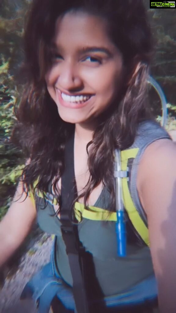 Rasika Sunil Instagram - Did some hiking on many many different trails From the easy ones to the difficult ones I am not a mountain person but I mayyy turn into one ❤️ The places we hiked #lionshead #brucetrail #brucepeninsula #thegrotto #flowerpotisland #rasikasunil #rasikasunilfc #hike #notwithoutmystick #newfoundlove #tobermory #trails