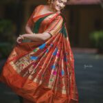 Rasika Sunil Instagram - 💚 Saree by @kapsepaithaniofficial Blouse by @vamas_thedesignerblouses Jewellery by @chandrakalm_jewellery MUA @nikita_kumavat_makeovers Photoshoot by @bhushanpatil Style and managed by @ketaki_ashish @stylebyk2