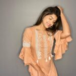 Rasika Sunil Instagram - Eyes opening soon….. Good morning people! #rasikasunil #rasikasunilfc #ethnicwear #earrings #home #shoot #wrinkled