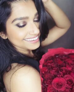 Rasika Sunil Instagram - He is definitely better at expressing and impressing. 
Message with the flowers was: ‘Happy Valentine’s Day 🐝! Hope you feel as special receiving these flowers as I feel everyday, being in your life. Love you ❤️’ 

@adi_bilagi don’t make me miss you ♥️ love you more 🤗