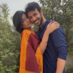 Rasika Sunil Instagram - A cute throwback, just cuz I am missing you ♥️ @adi_bilagi #rasikasunil #rasikasunilfc #adibilagi #throwback #missingyou #aurangabad