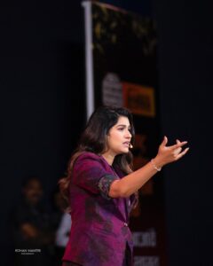 Rasika Sunil Instagram - Guess what I am saying here 🤗
Some stills from the event ReelBaaz! 
Got to share the stage with some amazingly talented people 
@shantanu_rangnekar99 , @themanmeetpem , @bhagyashreelimaye , @kokanheartedgirl ❤️❤️ 

Thank you @amit.Thackeray and @yash.sardesai31 making me a part of this grand event