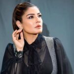 Raveena Tandon Instagram - Sometimes, I like “just.looking. like.A. Wwaaaaoooo ! “ ♥️ As usual @rashathadani finds it cringe when I post stuff like this , but I love it coz I’m looking waaaoo ! 😂😂😂😂🙏🏻 Outfit - @priyanshiij_ Earrings - @jet_gems Rings - @jet_gems @mozaati @tipsyfly Footwear - @londonrag_in Styled by @poojagulabani Style Team @hemachoudharyy Make up & Hair by @sshurakhan Shot by @kakali_das_photography Managed by @reemapandit