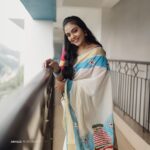 Rebecca Santhosh Instagram - "Simplicity, sophistication, and tradition." . . Saree : @gourishankaram_arts MUH : @akhila_mathwe @touchbyazhaki_ Click by @akhil_cc