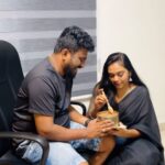 Rebecca Santhosh Instagram - My surprise girl 👧 @rebecca.santhosh . #2ndweddinganniversary #7yearsoflove