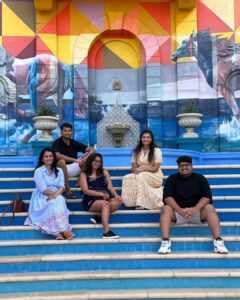Reenu Mathews Instagram - Beautiful morning with the crazy lazy bunch @ea.emy @_derric__  @jubin_puli .Looking fwd to seeing you all at Vienna or Zurich pretty soon❤️🤗