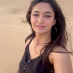 Reeshma Nanaiah Instagram - Sun kissed glow ✨🏜️ #abudhabi #desert #desertsafari #visitabudhabi #sunkissed #glow