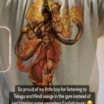 Renu Desai Instagram - I have always encouraged Akira to listen to his native language music in the gym during workouts instead of just following the trend of listening to loud English songs. People have always looked at me like I’m some stupid uneducated person who plays only Hindi songs instead of English songs during my workouts or when I have requested Hindi music in the gym. I hope the younger generation feels proud of their native language and it’s “cool” to play your mother tongue music in the gym 😁🎉