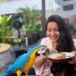 Renu Desai Instagram - If you want to get almonds stolen from your plate by the cutest chor head over to Mairu café asap 🩵🩵🩵